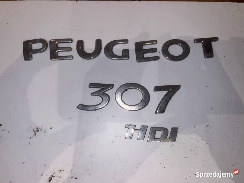 Emblematy Peugeot 307 HDI wielkopolskie Ostrzeszów