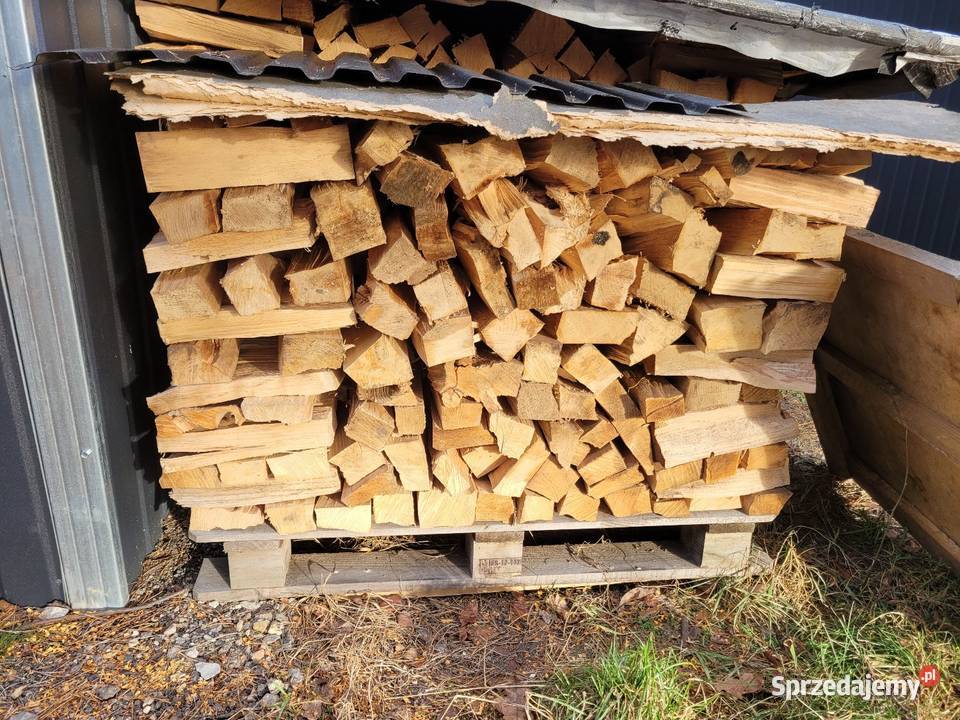 Drewno kominkowe buk dąb olcha okorowana Dąbrowa Górnicza