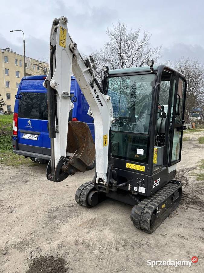 Minikoparka Bobcat E19 Gdańsk