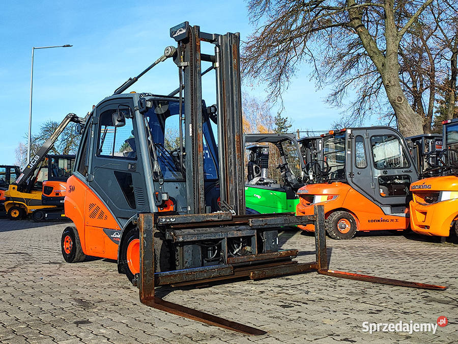 Wózek widłowy Linde H25T02600 duplex 415 m LPG Kęty