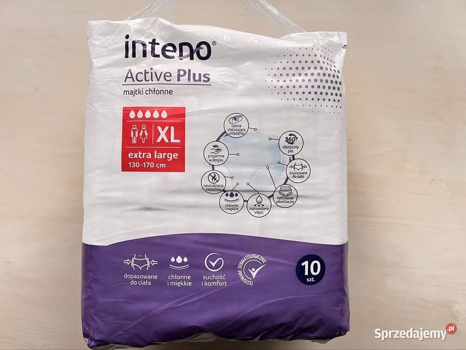 Seni Active Plus XL Majtki chłonne 17 opakowań Inna marka łódzkie Jeżów