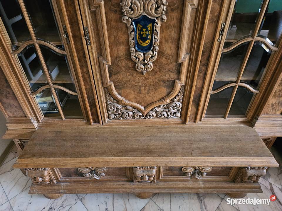 Przepiękna i bogata biblioteka w stylu gdańskim Szczecin