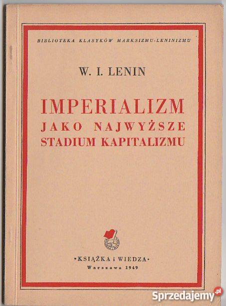 7132 IMPERTIALIZM JAKO NAJWYŻSZE STADIUM małopolskie Czyrna