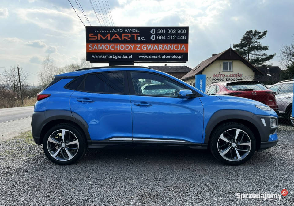 Hyundai Kona Ledy Kamera Navi HUD Lakier PERŁA I Rydułtowy