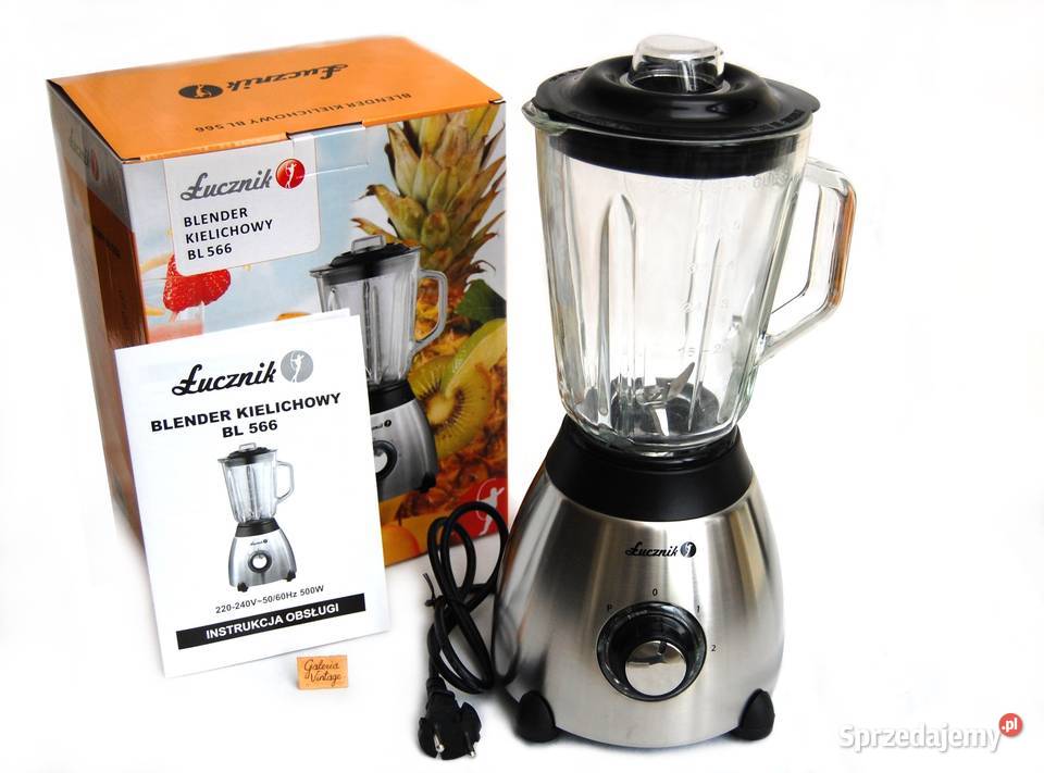 Nowy blender kielichowy szklany poj 15 l Łucznik AGD drobne Lublin