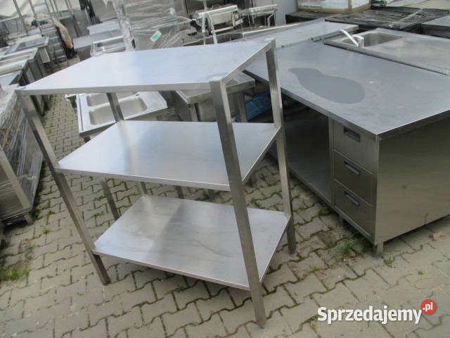 Solidny Regał Gastronomiczny Stal Nierdzewna 3 wielkopolskie Ostrów Wielkopolski