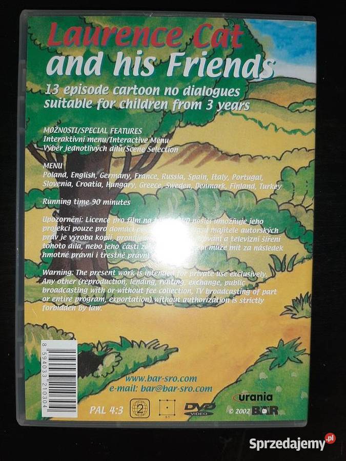 KOT WAWRZYNIEC I JEGO PRZYJACIELE DVD