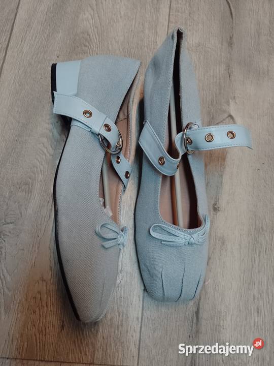 40 Dżinsowe baleriny niskie czółenka wieczorowe Kraków sprzedam