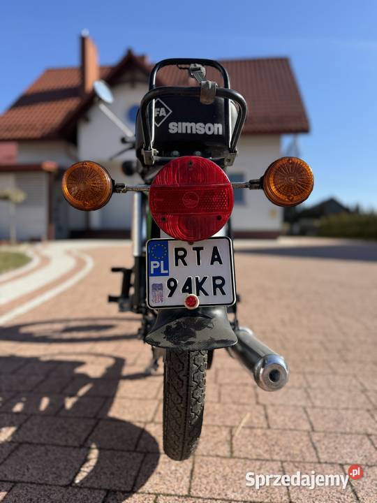 Simson S51 1989 r 12V 4 biegi M5411 nieuszkodzony