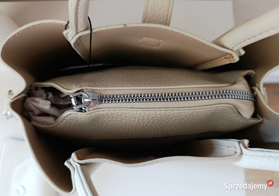 Torebka damska beżowa elegancka na spotkania z Dla kobiet Żabiczyn
