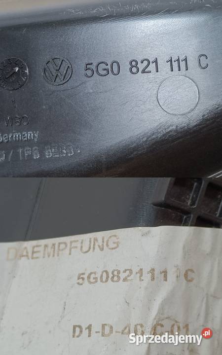 VOLKSWAGEN GOLF VII LISTWA OSŁONA WYGŁUSZENIE Pleszew