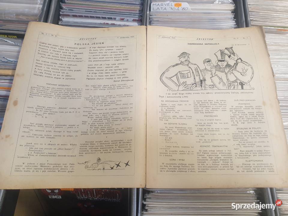Szczutek magazyn z pierwszym polskim komiksem Gdynia sprzedam
