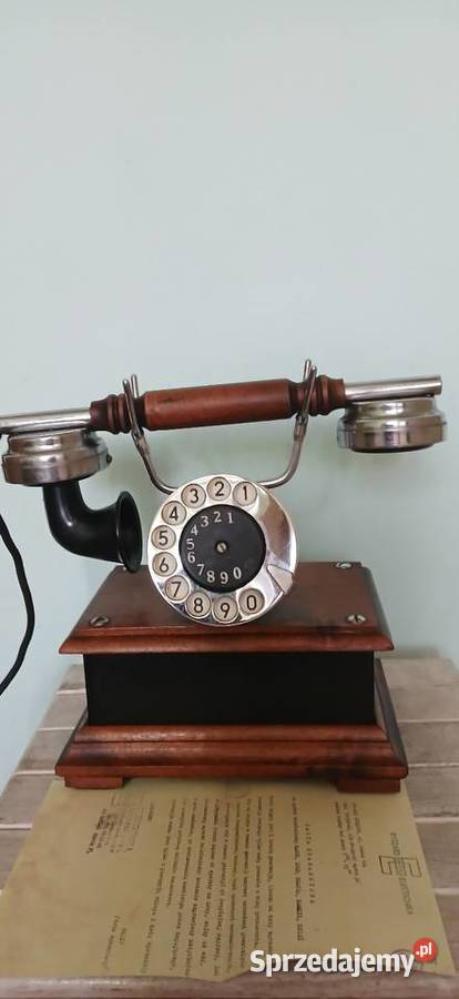 Telefon kolekcjonerski firmy Sawa z czasów PRL u