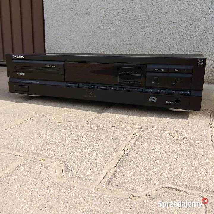 Legendarny Philips CD604 odtwarzacz CD TDA1543