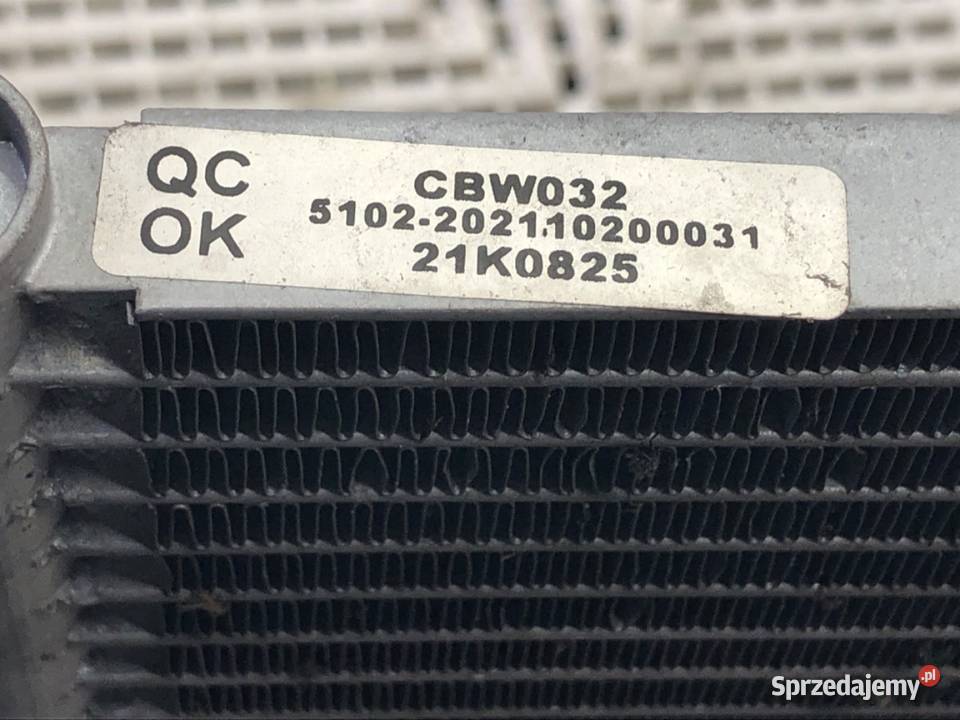 CHŁODNICA KLIMATYZACJI BMW E87 16 115 0313