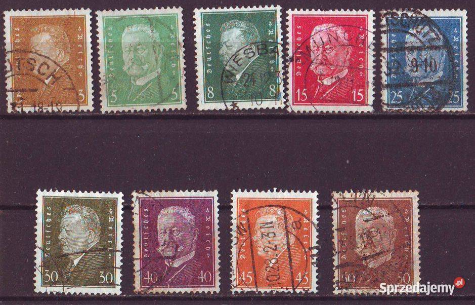 Zn DR Mi 410 2 4 6 20 kas 1928 Filatelistyka śląskie Gliwice