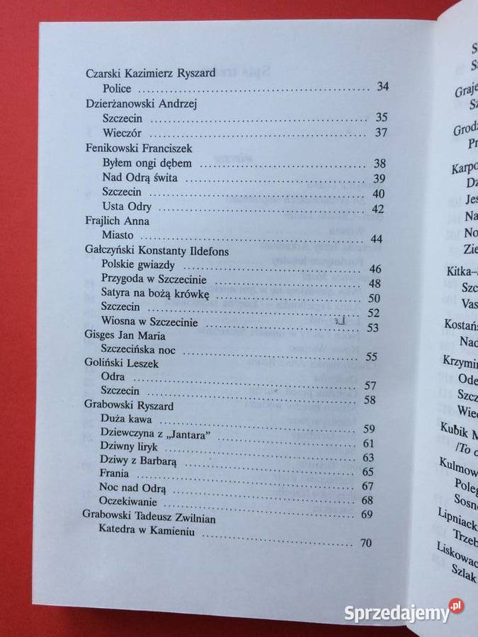 372 Wiersze I Poematy O Ziemi Szczecińskiej Szczecin