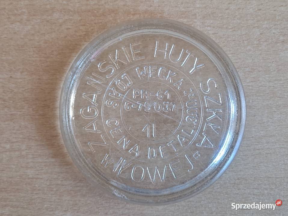 Wieko słoika Żagańskie Huty Szkła w Iłowie Cieszyn sprzedam