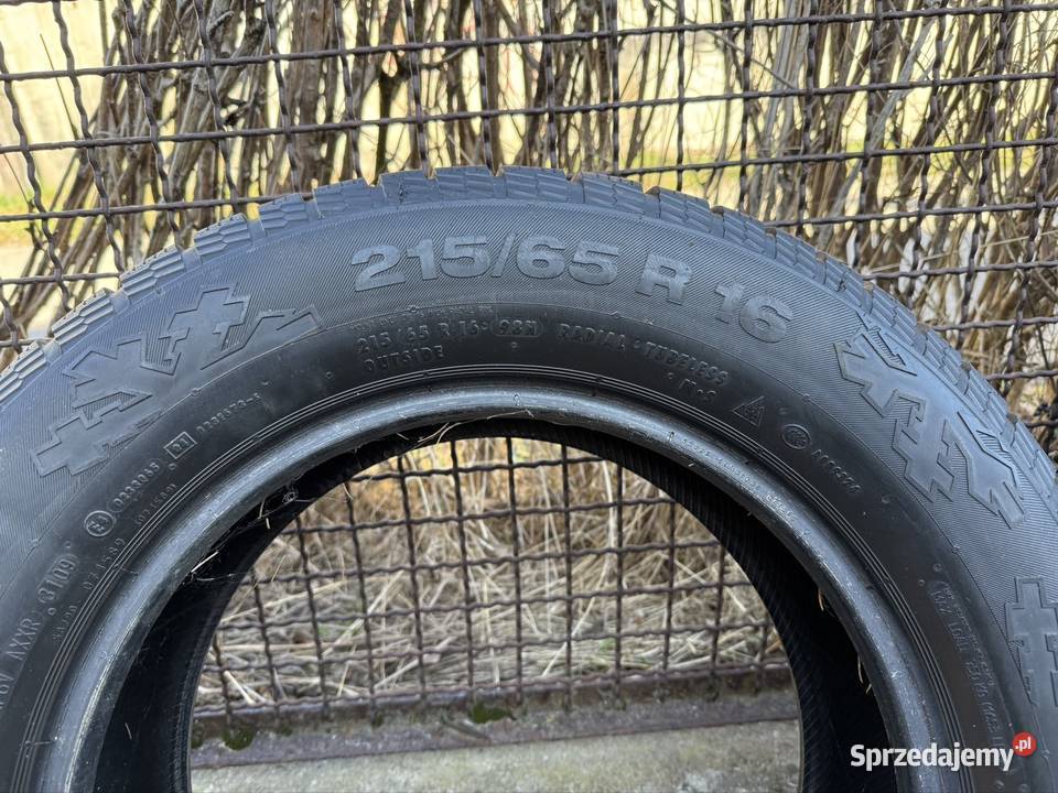 Opony zimowe 21565 R16 Continental Ostróda sprzedam