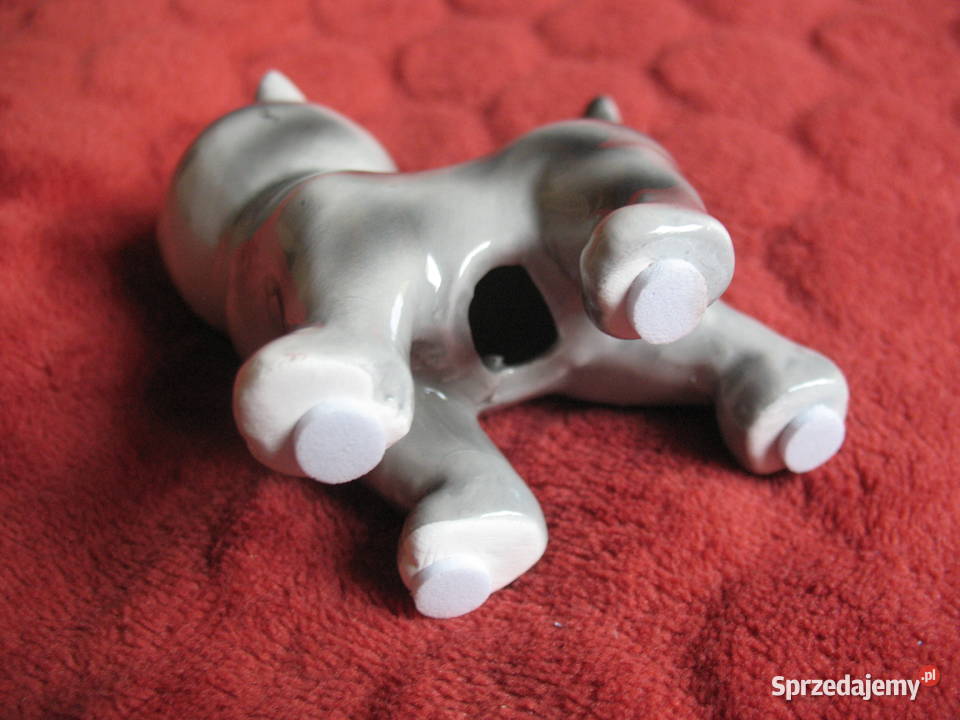 KOT pręgowany 85 x 4 x 8 Figurka z porcelany Dom i Ogród