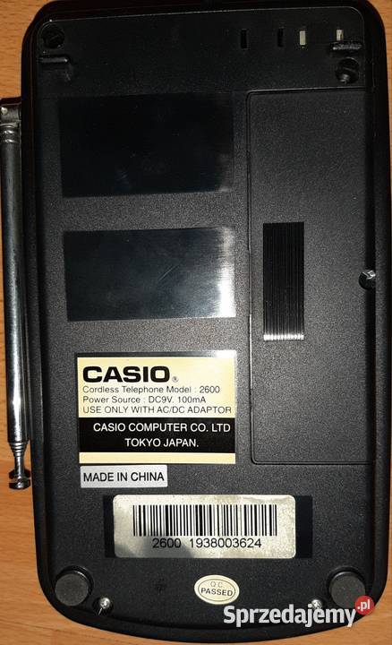 Bezprzeowodowy telefon stacjonarny Casjo model