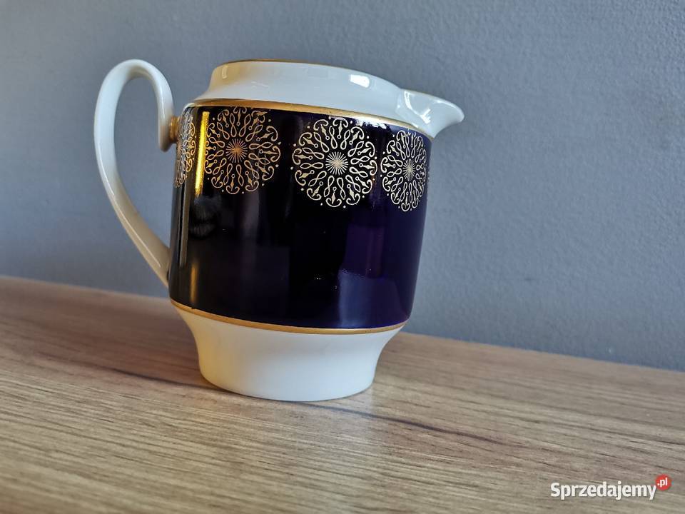 Stary kobaltowy mlecznik porcelana Weimar Katowice sprzedam