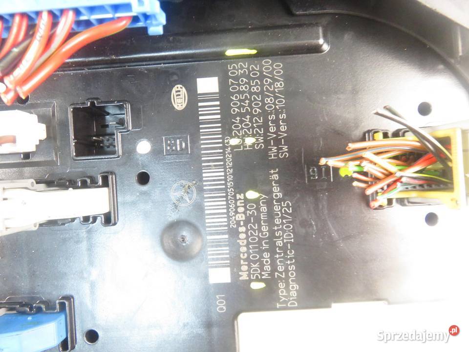 MODUŁ SAM MERCEDES KLASA C TModel S204 osobowe