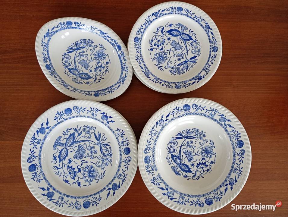 Stara porcelana Kaszubski i cebulowy wzór Ostrzeszów