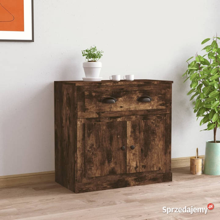 Szafka przydymiony dąb 70x355x675 WM816429