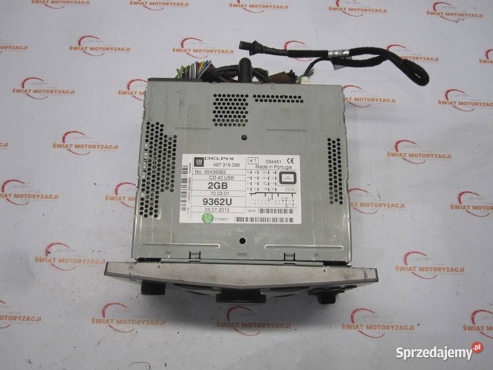 OPEL ANTARA 16r radio CD 497316088 95439362 świętokrzyskie Kielce