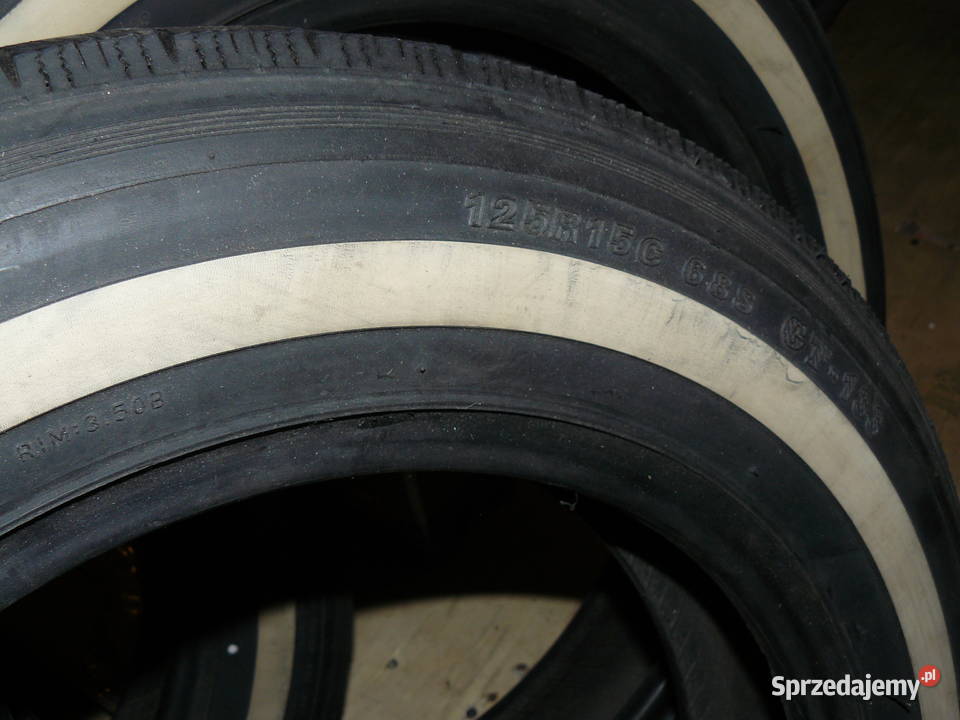 opony z białym paskiem do citroena 2cv Libiąż