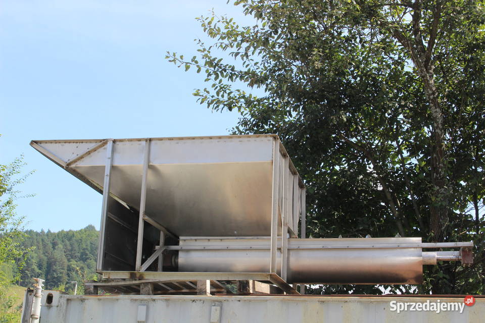 Zasobnik ze śrubą podającą wykonanie nierdzewne małopolskie Krynica-Zdrój