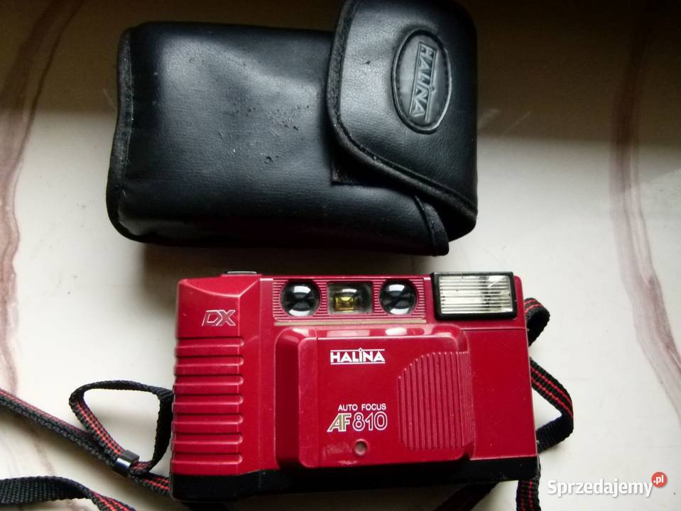 Aparat analogowy Halina AF810 futerał do Aparaty Zamość sprzedam