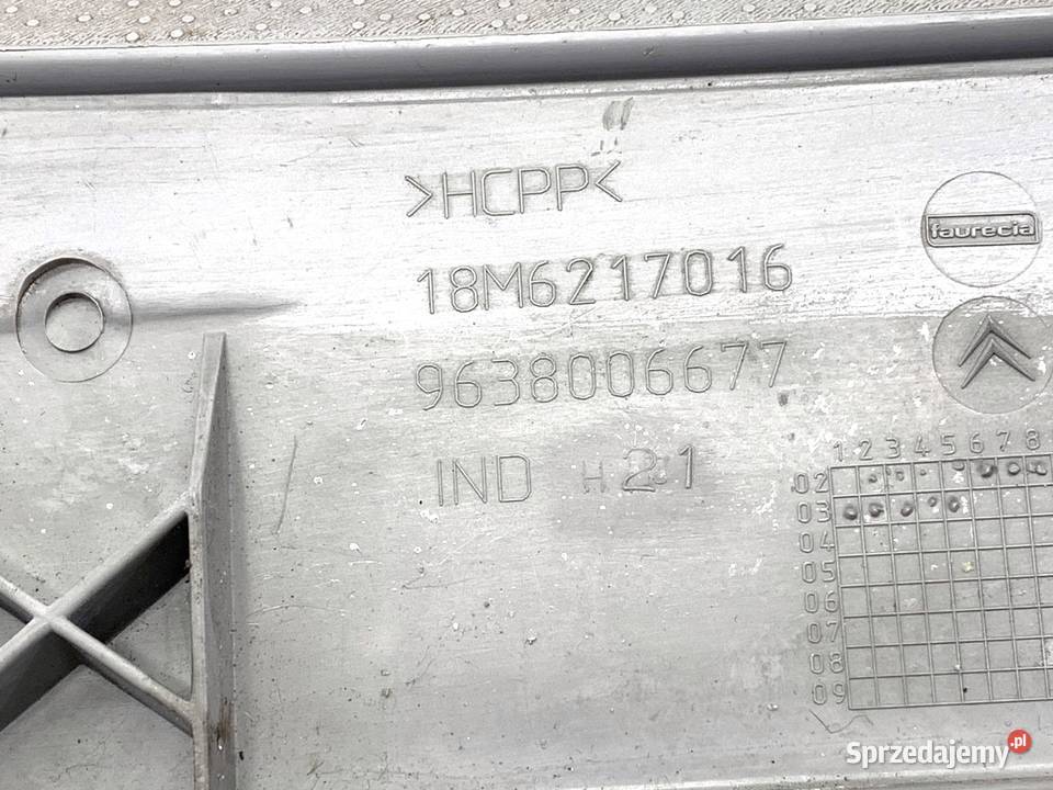 SCHOWEK PASAŻERA CITROEN C3 Hatchback 9638006677