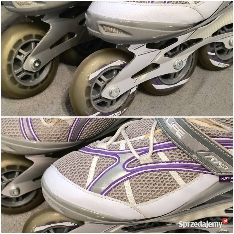 Rolki PLAYLIFE Rio Pure rozmiar 42 wkładki 26 Piotrków Trybunalski