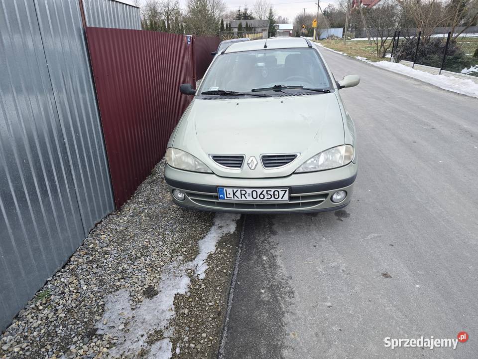 Renault megane 14b 2002r 215 przebiegu
