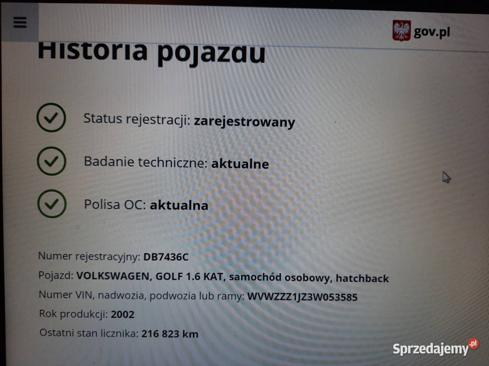 VW GOLF IV 16 16V MPI 105 Highline 5dr garażowany Wałbrzych