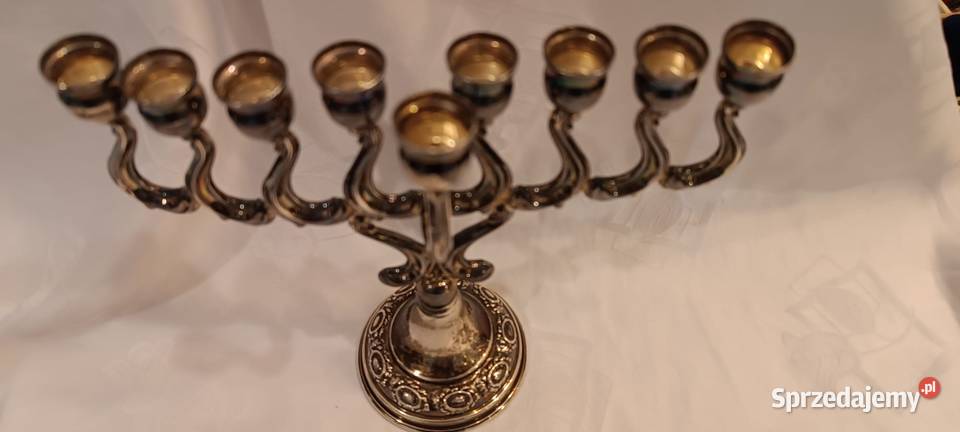 Srebrna Chanukija 1525 g Antyki małopolskie Kraków