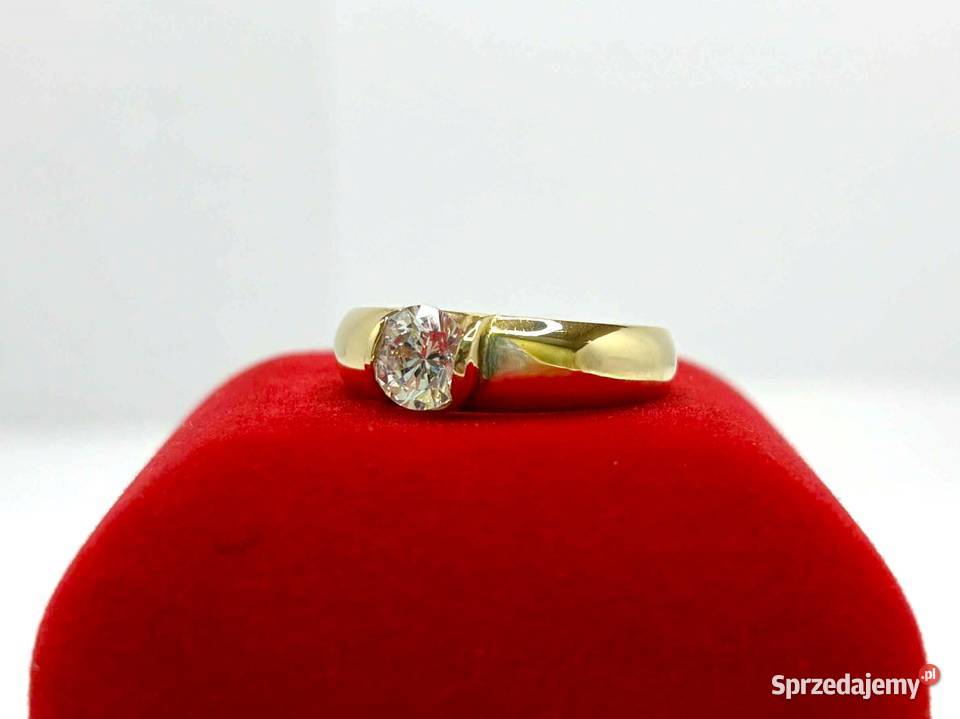 Nowy Złoty Pierścionek pr 585 285g R15 złoto Elbląg