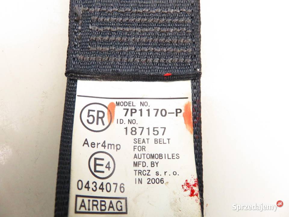 PAS PRAWY PRZEDNI PEUGEOT 107 7P1170P małopolskie