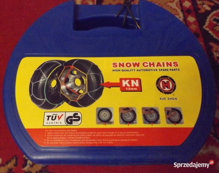Łańcuchy ŚNIEGOWE na koła KN 30 nieużywane Zakopane sprzedam
