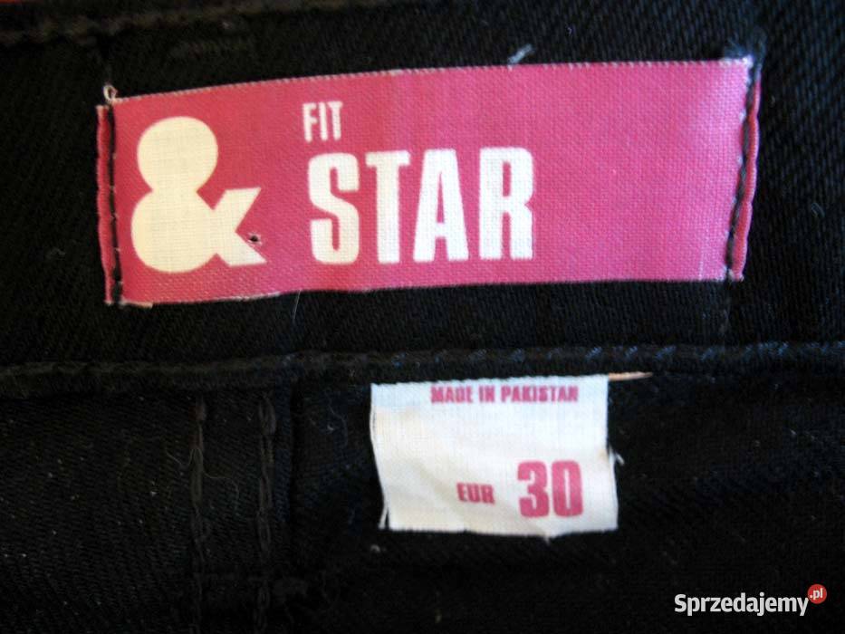 Spodnie damskie jeans czarne 40 L biodra 100 Fit Siedlce