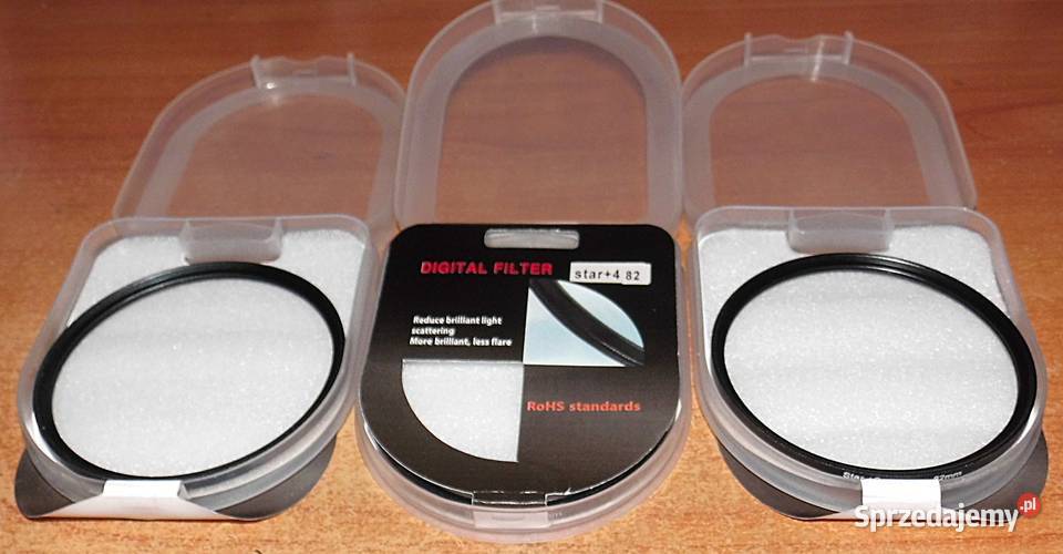 Filtry fotograficzne CPL FLD UV Star 4 6 8 82 mm Akcesoria Warszawa