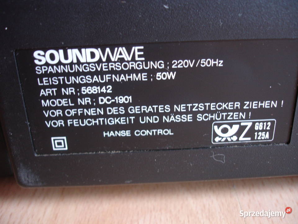 Radiomagnetofon SOUNDWAVE DC1901 lubuskie Zielona Góra