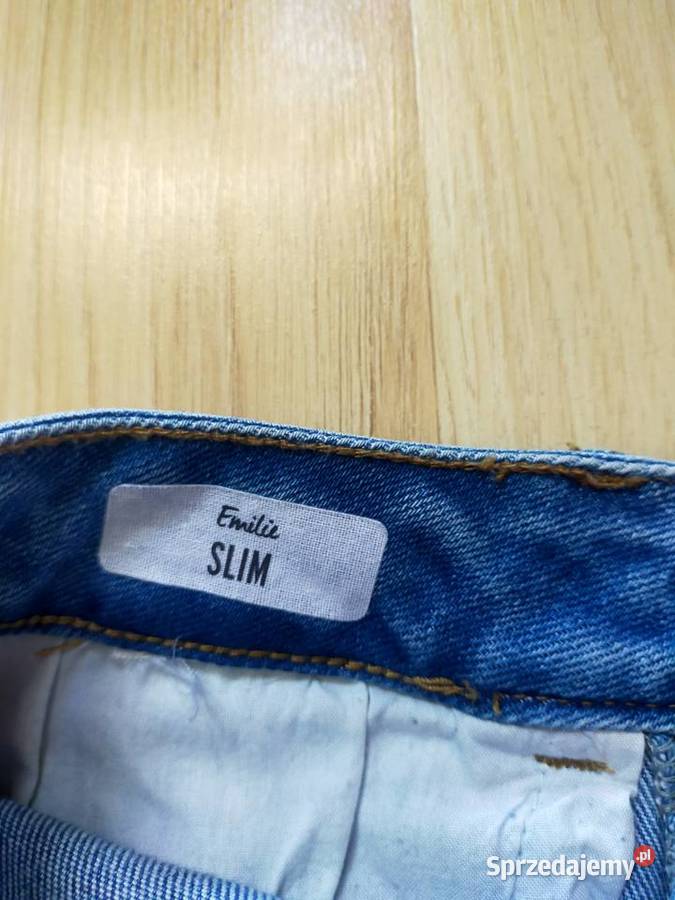 Spodnie slim z wysokim stanem Łódź