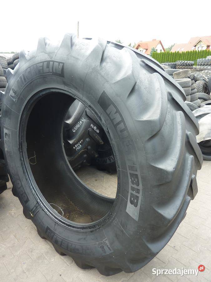 2x Opona używana rolnicza 65065R42 MICHELIN 2000 Zaścianki sprzedam