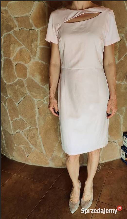 Piękna elegancka sukienka na imprezy 39 blady mazowieckie Złotokłos