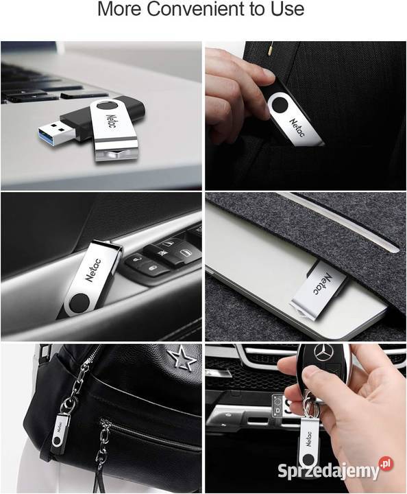 Pendrive Netac 64GB U505 USB 20 Nowy Flash Drive Wytrzyszczki