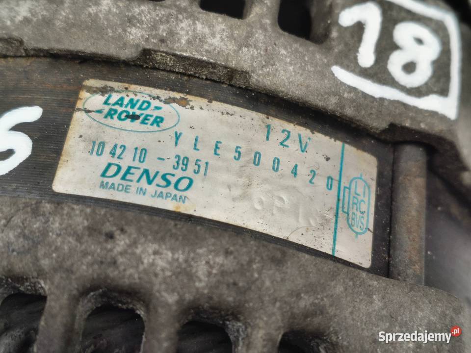 ALTERNATOR Land Rover Discovery III 27 TDV6 Chełm