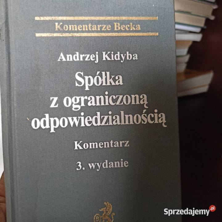 Spółka z ograniczoną odpowiedzialnością Kidyba prawo i administracja Warszawa